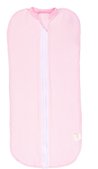 Однотонная пеленка-кокон на молнии нежно-розовый