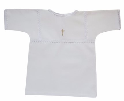 Хлопковая крестильная рубашка